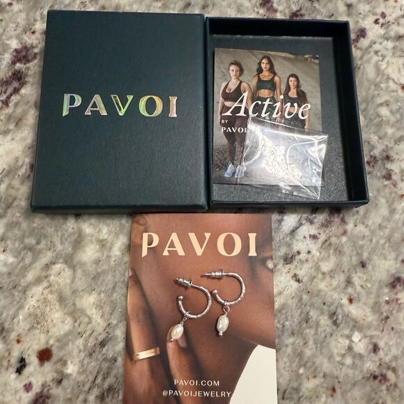 NEW PAVOI 14K Gold Plated 925 Sterling Silver Post Huggie With Freshwater Pearls - Picture 2 of 5